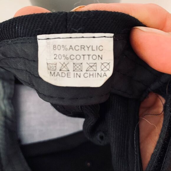 Black cap, no name, brand new without tags, OS - Picture 6 of 7